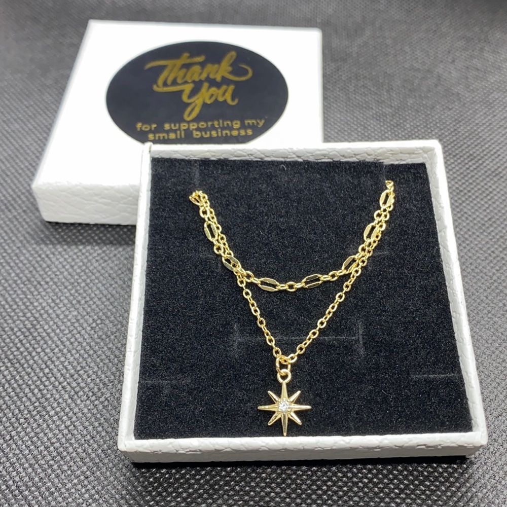 14K Gold Filled Layered Choker Necklace